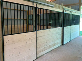 Painted Steel Horse Stall Kit