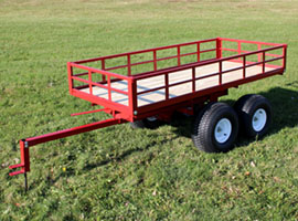 7550BR Super Heavy Duty ATV Tandem Trailer